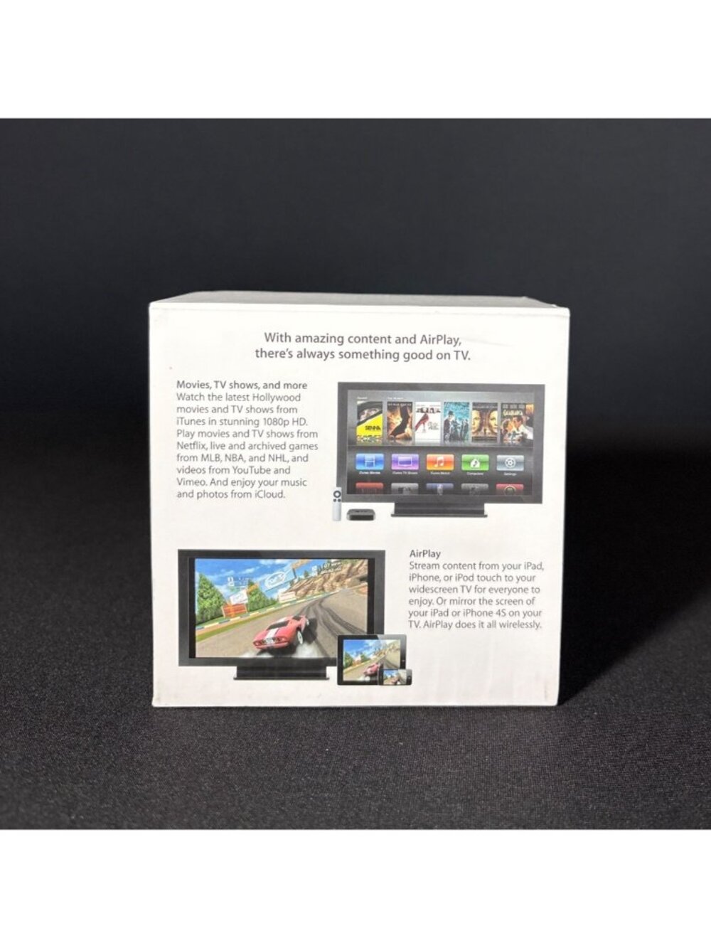 Apple TV Digital Media Player 1080p HDMI AirPlay WIFI Streaming EMPTY BOX ONLY - Picture 3 of 11